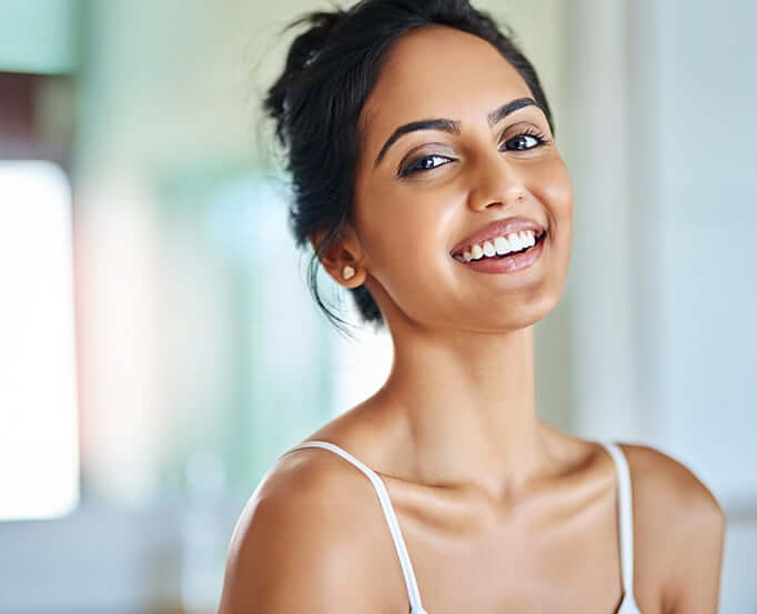 woman with a beautiful smile