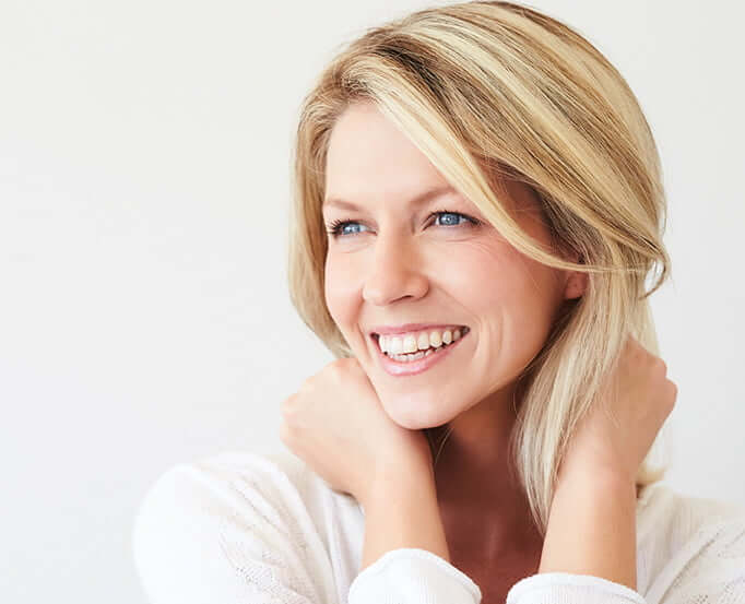 woman with a beautiful smile