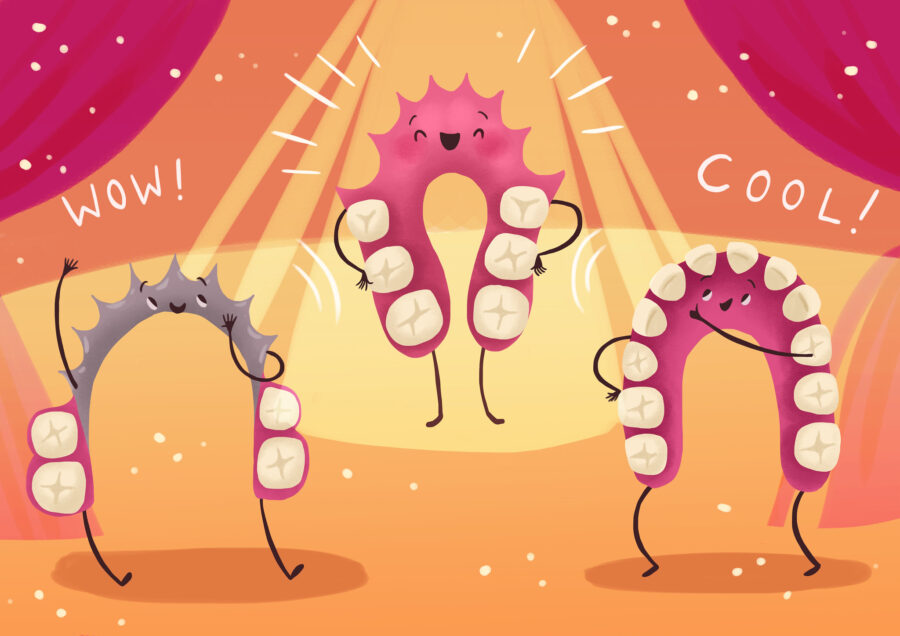types of partial dentures, dentures