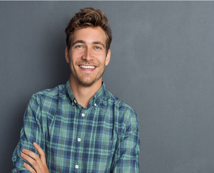 Smiling young man